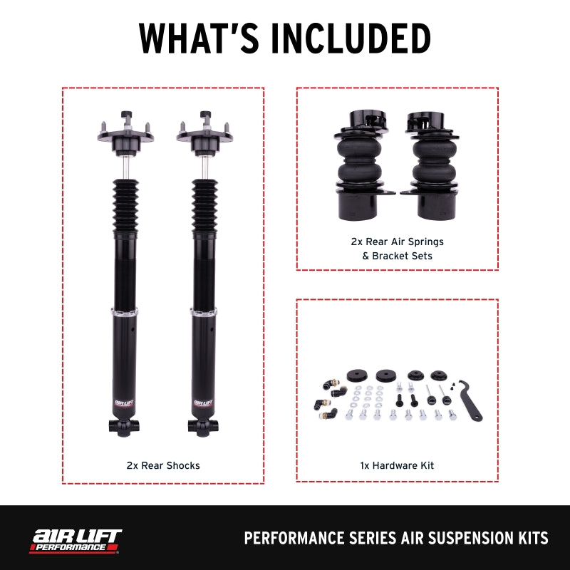Air Lift Performance 2024 Lexus RC300/350 / 15-22 Lexus RC 350 / 13-21 Lexus GS 350 Rear Kit - 76518
