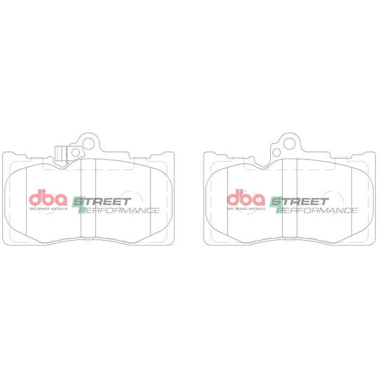 DBA 16-18 Lexus GS200t (Excl F Sport) Front SP Performance Brake Pads - DB2255SP