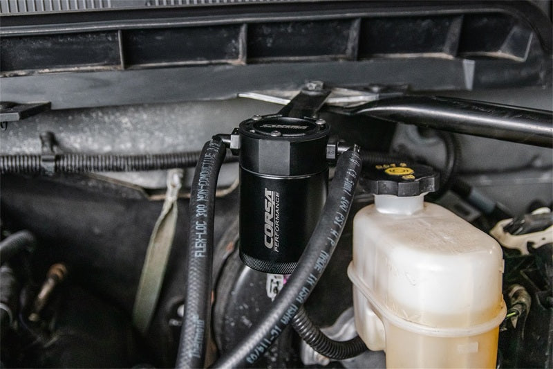 Corsa 14-19 GM Silverado/Sierra (15-20) Tahoe/Yukon/Suburban/Yukon XL/Escalade (5.3L V8) Catch Can - CC0001