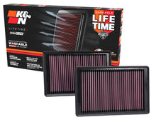 Load image into Gallery viewer, K&amp;N Replacement Air Filter 10-12 Jaguar XK/XKR 5.0L V8 - 33-2445