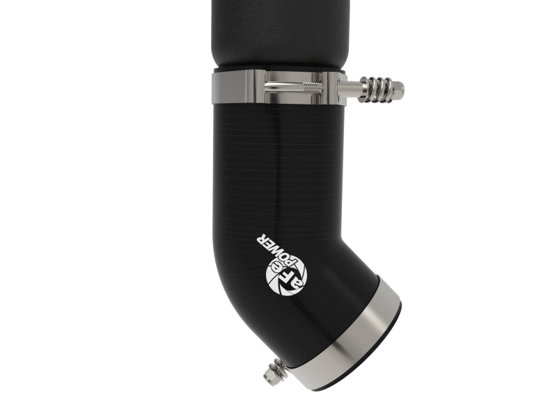 aFe BladeRunner 3in Aluminum Hot Charge Pipe Black RAM Diesel Trucks 25-26 L6-6.7L (td) - 46-20818-B