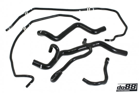 do88 Volvo C30/C70/S40/V50 Turbo Automatic 04-13 Coolant Hoses Black - DO88-KIT172S