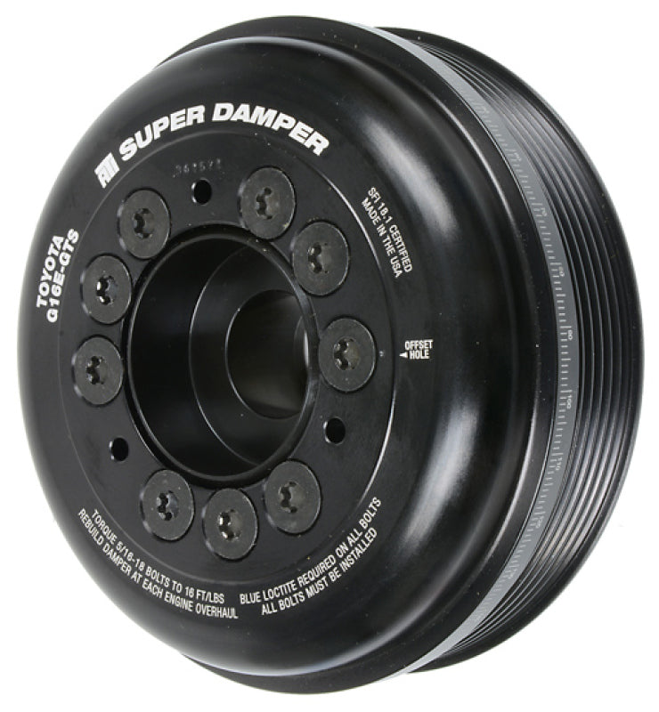 ATI Damper - 5.885in - Aluminum - Toyota G16E-GTS - 3-Ring - ATI917381