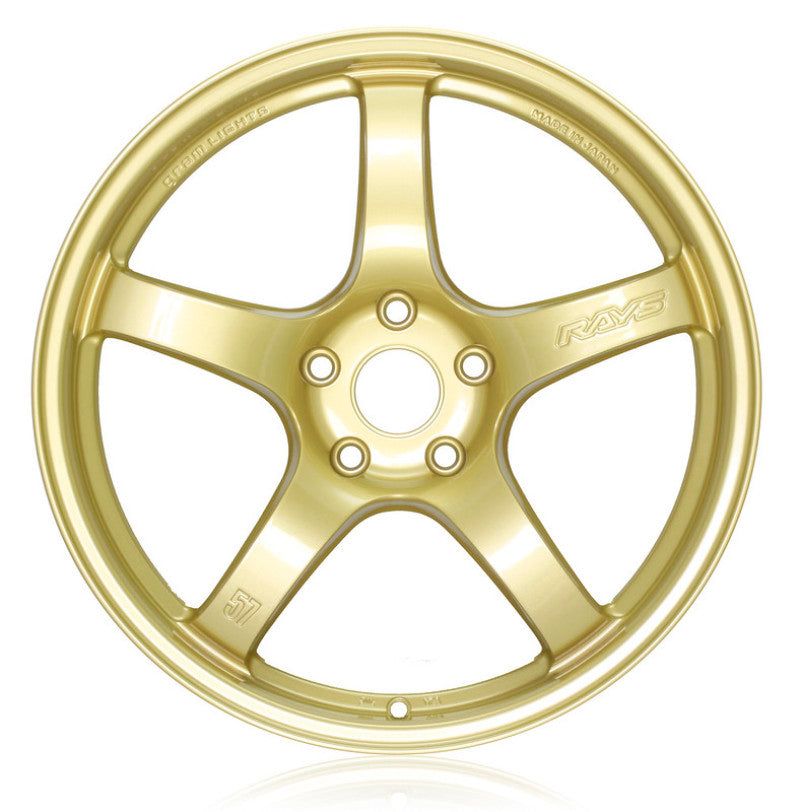 Gram Lights 57CR 18x9.5 +38 5x100 E8 Gold Wheel (Minimum Order Quantity 20) - WGCRX38DEGP