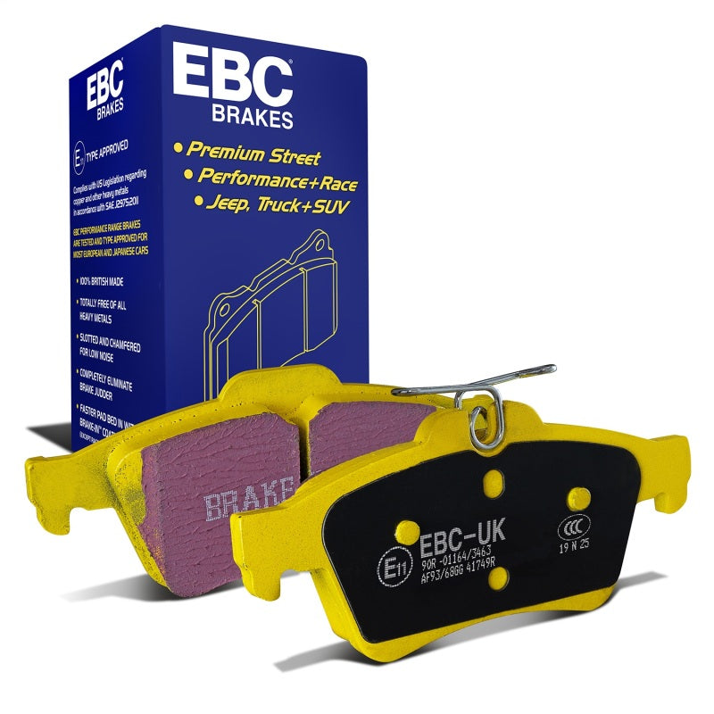 EBC 08-10 Chevrolet Cobalt 2.0 Turbo (SS) Yellowstuff Rear Brake Pads - DP41749R