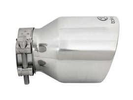 aFe Takeda Universal Exhaust Tip 2-1/2 IN Inlet x 4 IN Outlet x 6 IN L- Polished