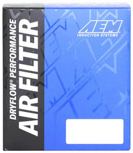 Load image into Gallery viewer, AEM Dryflow 3.25in. X 5in. Round Tapered Air Filter - 21-2110BF