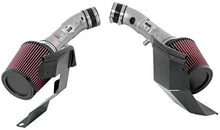 Load image into Gallery viewer, K&amp;N 07-08 G35 Dual Silver Typhoon Short Ram Intakes - 69-7082TS