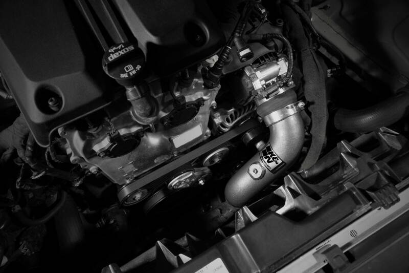 K&N 23-24 GM Colorado/Canyon 2.7L L4 Charge Pipe - Aluminum Tube - Gunmetal Gray - 77-1021KC