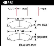 Load image into Gallery viewer, Hawk 07-08 Escalade 6.2 / 07-08 Avalanche Super Duty Front Brake Pads - HB561P.710
