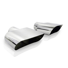 Load image into Gallery viewer, Stainless Works Wide Oval Challenger R/T 2-1/2in Inlet Tips (priced per pair) - 786250