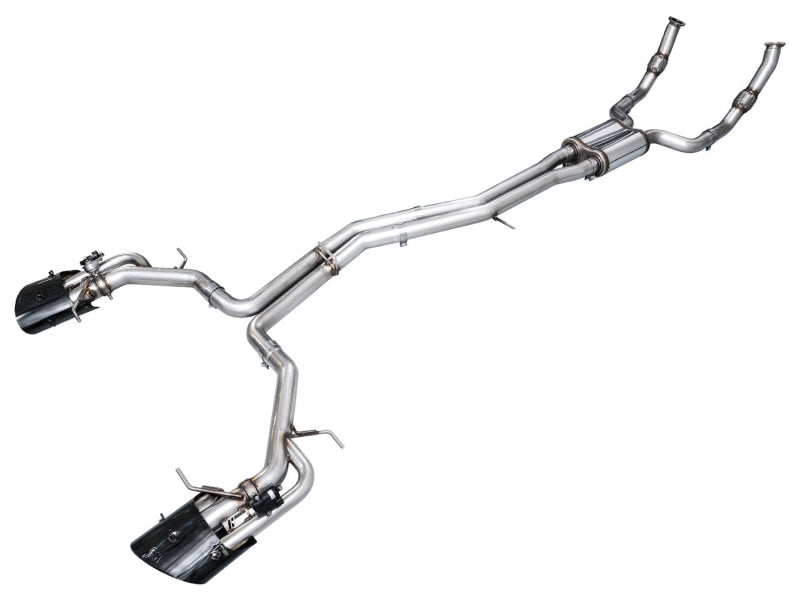 AWE Tuning 21-23 Audi C8 RS6/RS7 SwitchPath Cat-Back Exhaust - Diamond Black Tips - 3025-33776