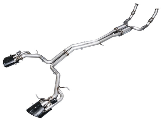 AWE Tuning 21-23 Audi C8 RS6/RS7 SwitchPath Cat-Back Exhaust - Diamond Black Tips - 3025-33776