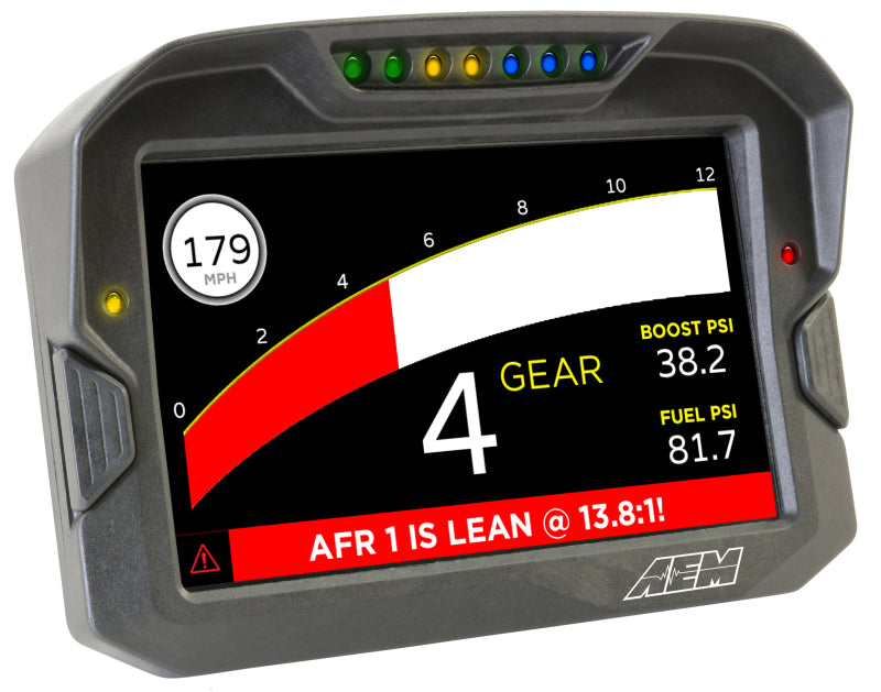 AEM CD-7 Logging Race Dash Carbon Fiber Digital Display (CAN Input Only) - 30-5701