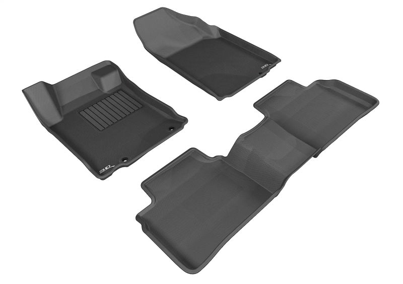 3D MAXpider 13-15 Nissan Altima Sedan Kagu Black Full Set - L1NS07301509