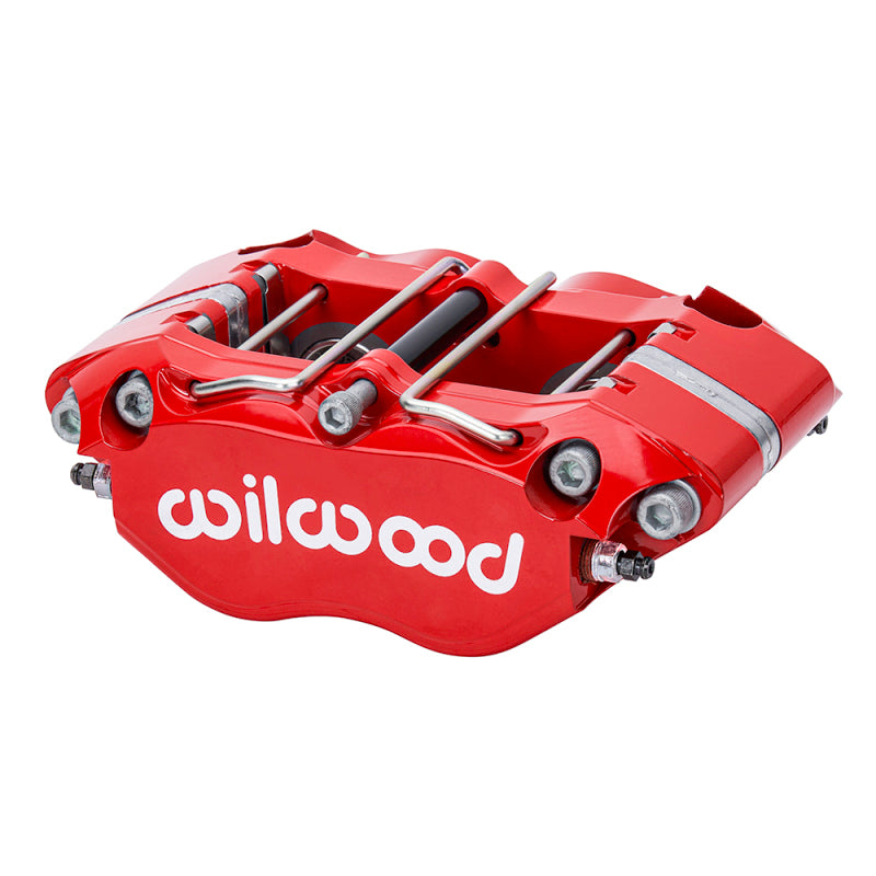 Wilwood caliper ndpr-p 1.12/1.12 .810 rotor 4.75 MT W/BRIDGE bolt red - 120-16686-RD