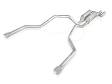 Load image into Gallery viewer, Stainless Works 2004-08 F150 5.4L Exhaust 2-1/2in Chambered Mufflers Under Bumper Exit - 08F150TDUB