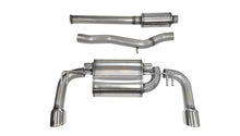 Load image into Gallery viewer, Corsa 2008-2015 Mitsubishi Lancer Evolution X Sedan 2.0L Polished Sport Dual Rear Cat-Back Exhaust - 14858
