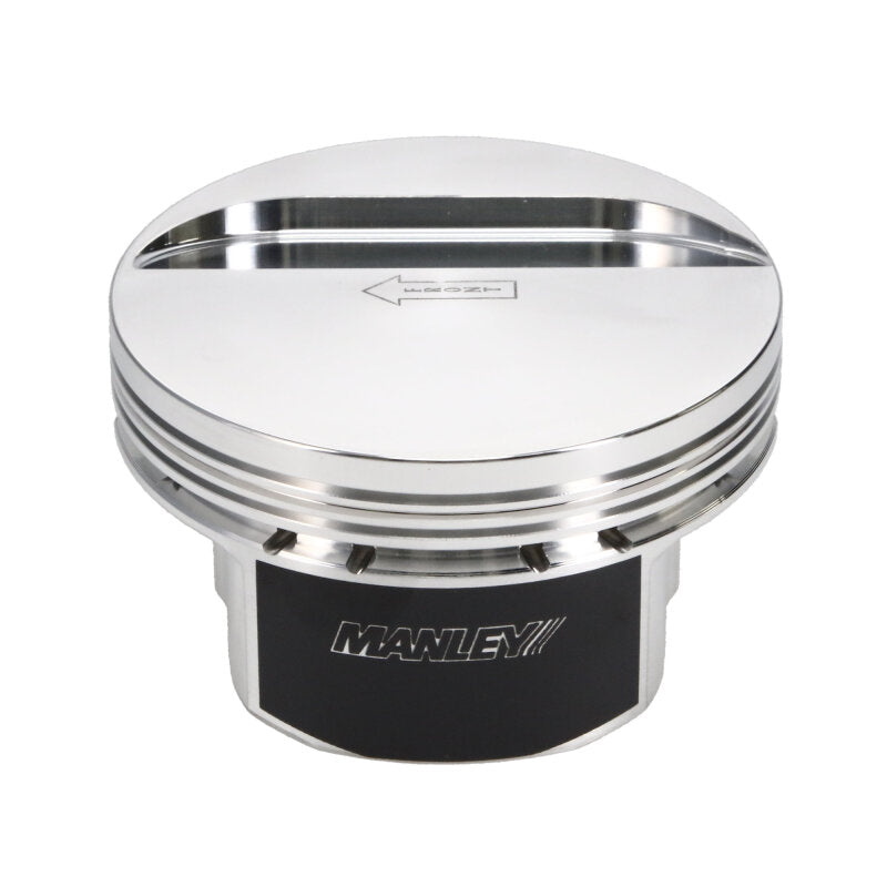 Manley Chevrolet LS Series 4.000in Stroke 4.125in Bore -5cc Flat Top Standard Pistons - Set of 8 - 592300C-8