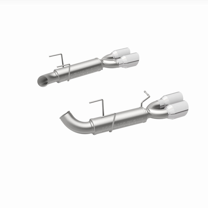 MagnaFlow 12 Ford Mustang V8 5.0L Dual Split Rear Exit Axle-Back Stainless Cat Back Perf Exhaust - 15077