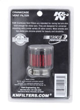 Load image into Gallery viewer, K&amp;N 0.75 inch ID 1.375 inch OD 1.125 inch H Clamp On Crankcase Vent Filter - 62-1560