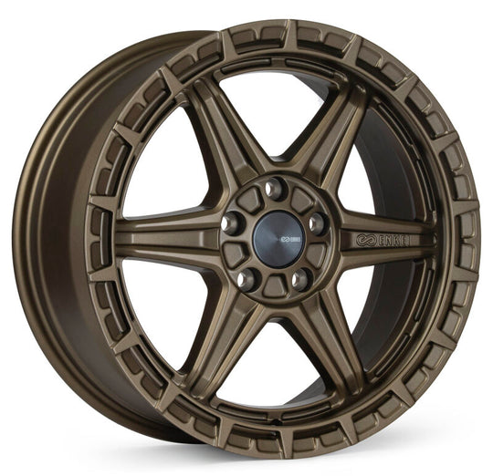 Enkei Trail-Finder OVL 18x8 / 5x120 BP / ET40 / 72.6mm Bore - Matte Bronze Wheel - 559-880-1240ZP