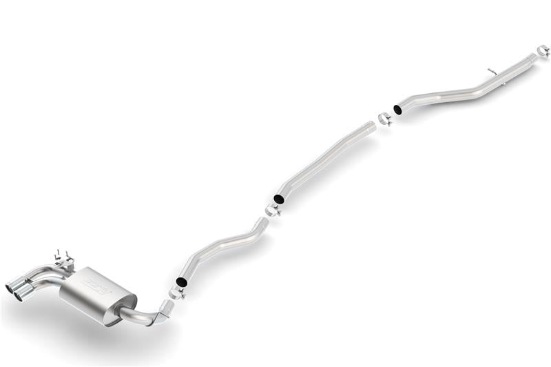 Borla 12-15 BMW 328i Sedan 2.0L AT/MT RWD Dual Left Rear Exit Catback Exhaust - 140509
