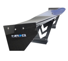 Load image into Gallery viewer, NRG Carbon Fiber Spoiler - Universal (59in.) NRG Logo Large End Plates - CARB-A590NRG
