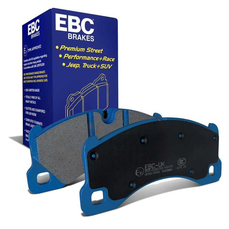 EBC 10+ Porsche Cayenne 3.0 Supercharged Hybrid Bluestuff Front Brake Pads - DP51835NDX