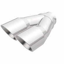Load image into Gallery viewer, MagnaFlow Double Wall 3in Dual Round Polished Tip 2.25in Inlet - 35226