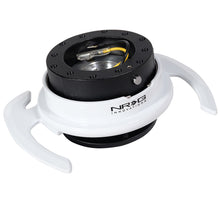 Load image into Gallery viewer, NRG Quick Release Kit - Black Body/ White Ring w/ Handles - SRK-700BK/WT