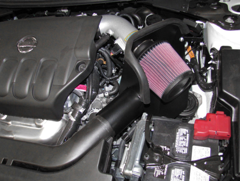 K&N 07-10 Nissan Altima 2.5L Silver Typhoon Short Ram Intake - 69-7061TS