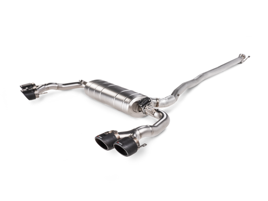 Akrapovic 2024+ Mercedes-AMG CLA 45 / CLA 45 S (C118/x118) Evo Line Cat Back (Titanium) w/ CF Tips - S-ME/T/6H