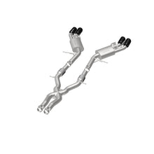 Load image into Gallery viewer, MagnaFlow SYS Cat-Back 2015-2017 Cadillac CTS-V 6.2L Quad 4in Carbon Fiber Tips - 19011
