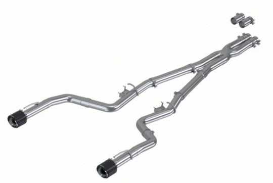 MBRP 17-21 Charger 5.7L/6.2L/6.4L 3in Race Profile Cat-Back w/Dual Carbon Fiber Tips T304 SS Exhaust - S71183CF