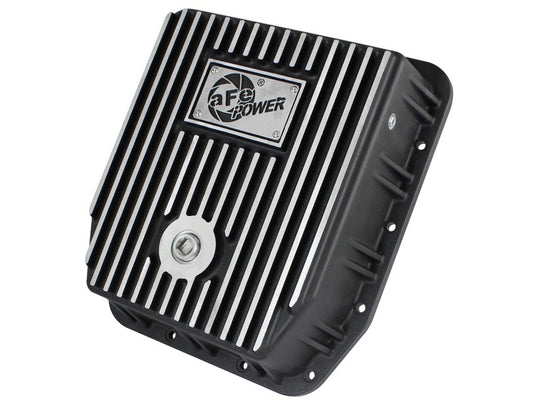 aFe Transmission Pan (Black); Ford Trucks 94-08 AODE - 46-70222
