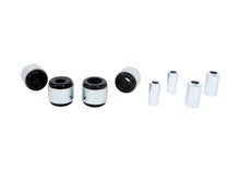 Load image into Gallery viewer, Whiteline 21-25 Ford Mustang Mach-E Fixed Rear Control Arm Upper - Inner &amp; Outer Bushing Kit - KCA574