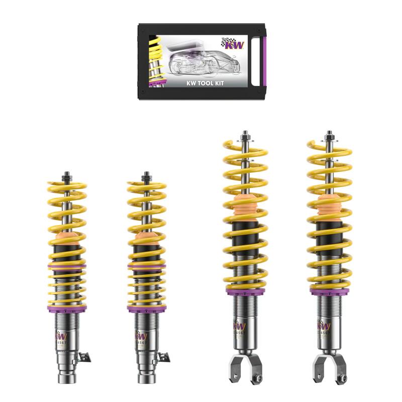 KW Coilover Kit V3 Honda Civic CRX; Coupe Hatchback Sedan w/ rear lower fork mounts - 35250001