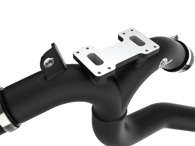 aFe 19-26 Genesis G70 V6 3.3L (tt) BladeRunner Aluminum Hot Charge Pipe - Black - 46-20808-B