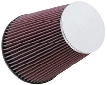 Load image into Gallery viewer, K&amp;N Universal Chrome Filter 6 inch FLG / 7.5 inch Base / 4.5 inch Top / 9 inch Height - RC-5046
