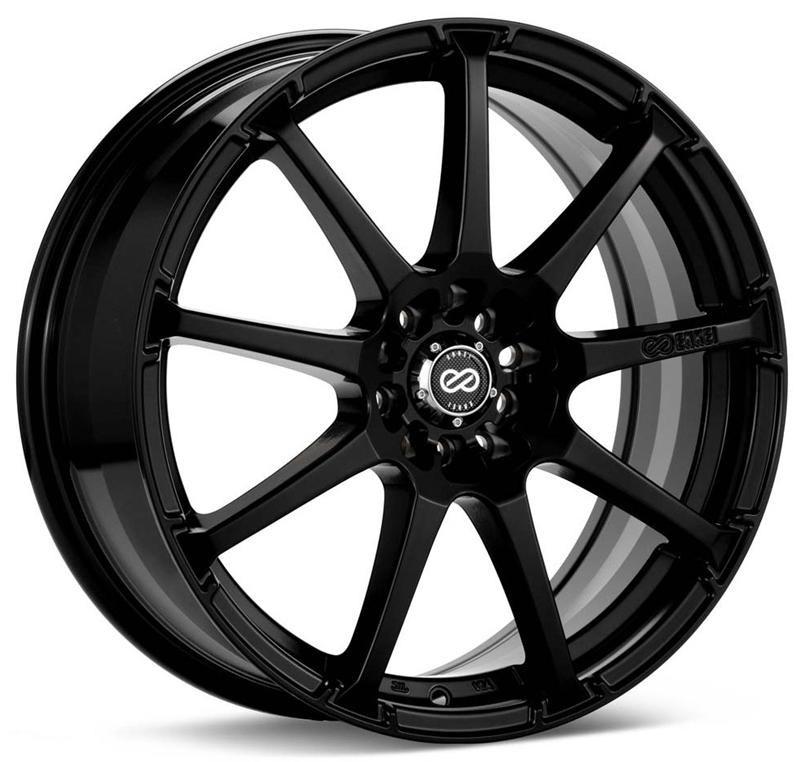 Enkei EDR9 16x7 4x100/114.3 45mm Offset 72.6 Bore Diameter Matte Black Wheel - 441-670-0145BK
