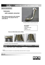 Load image into Gallery viewer, HKS 12-19 Subaru BRZ/Scion FR-S/Toyota 86 Extension Kit w/ Catalytic Converter - 11999-AT002