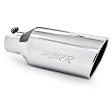 Load image into Gallery viewer, MBRP Universal Tip 7inch O.D. Rolled End 4inch inlet 18inch length - T304 (SINGLE TIP) - T5126