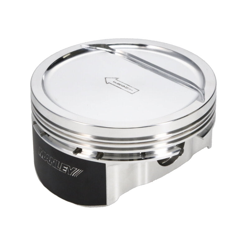 Manley Chevy Small Block Driver Side Bore 4.0005 -18cc Dish Platinum Series Piston -Single Piston - 596205DC-1