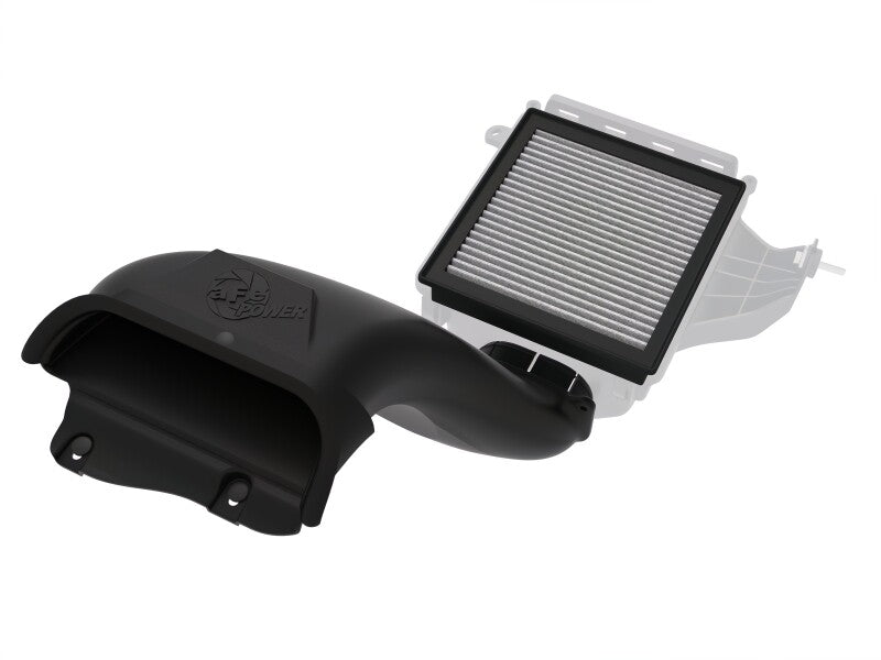 aFe 21-24 Ford F-150 V6/V8 Dynamic Air Scoop w/ Pro DRY S Filter (D.A.S. PLUS) - 55-11001D