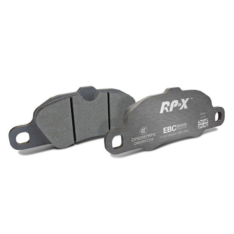 EBC Racing 09-12 Porsche 911 (997) Carrera 2 3.6L (Cast Iron Rotor Only) RP-X Front Brake Pads - DP82057RPX