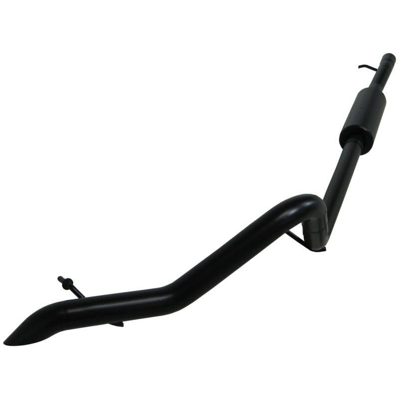 MBRP 2007-2009 Jeep Wrangler (JK) 3.8L V6 4 dr Off-Road Tail Pipe Muffler before Axle - S5514BLK