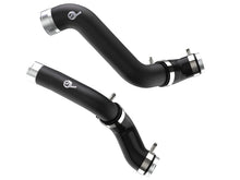 Load image into Gallery viewer, aFe BladeRunner Black Intercooler Hot &amp; Cold Side Tubes Combo 19-20 GM Trucks 1500 L4-2.7L (t) - 46-20424-B