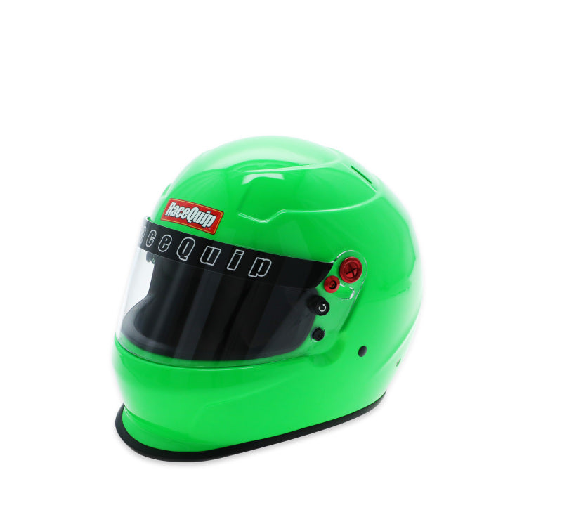 RaceQuip PRO25 SA2025 FLO GRN MED HELMET - 277773RQP