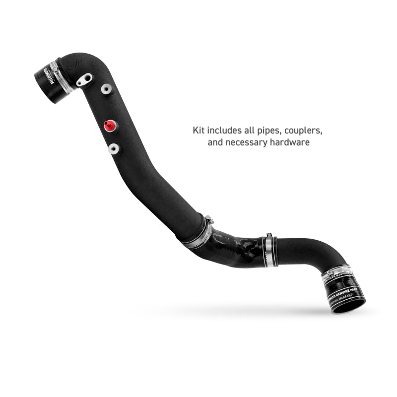 Mishimoto 2023+ Honda Civic Type-R Intercooler Kit w/Pipes - Silver Intercooler/Black Pipes - MMINT-CTR-23KSLBK